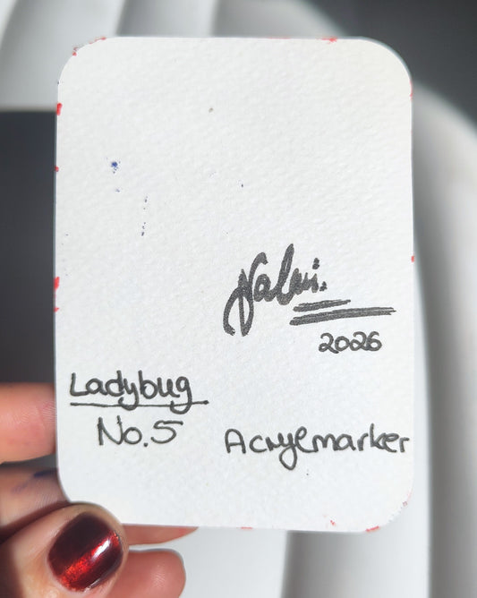 Original ACEO - No. 5 Ladybug