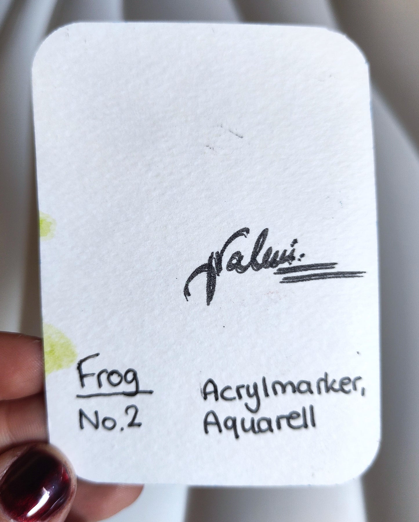 Original ACEO - No. 2 Frog