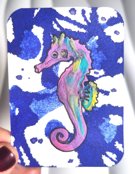 Original ACEO - No. 6 Seahorse