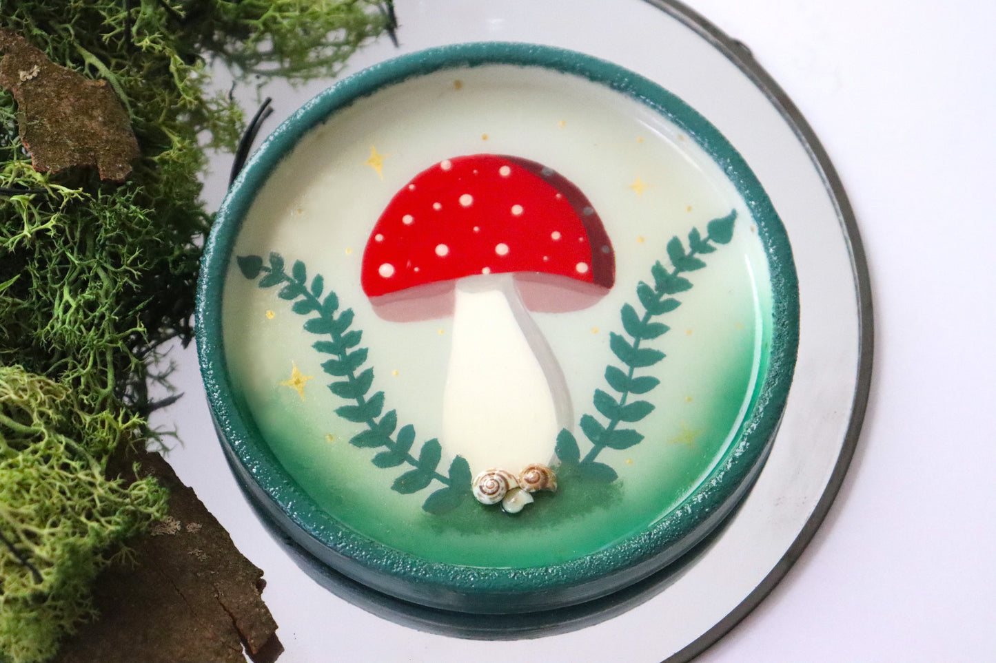 Schale mit handbemaltem Pilz - verzauberter Pilz