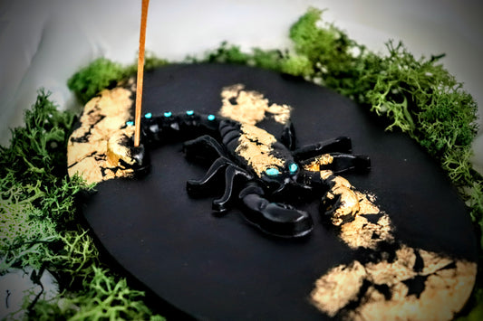 Skorpion Räucherstäbchenhalter - "Glühstachel"