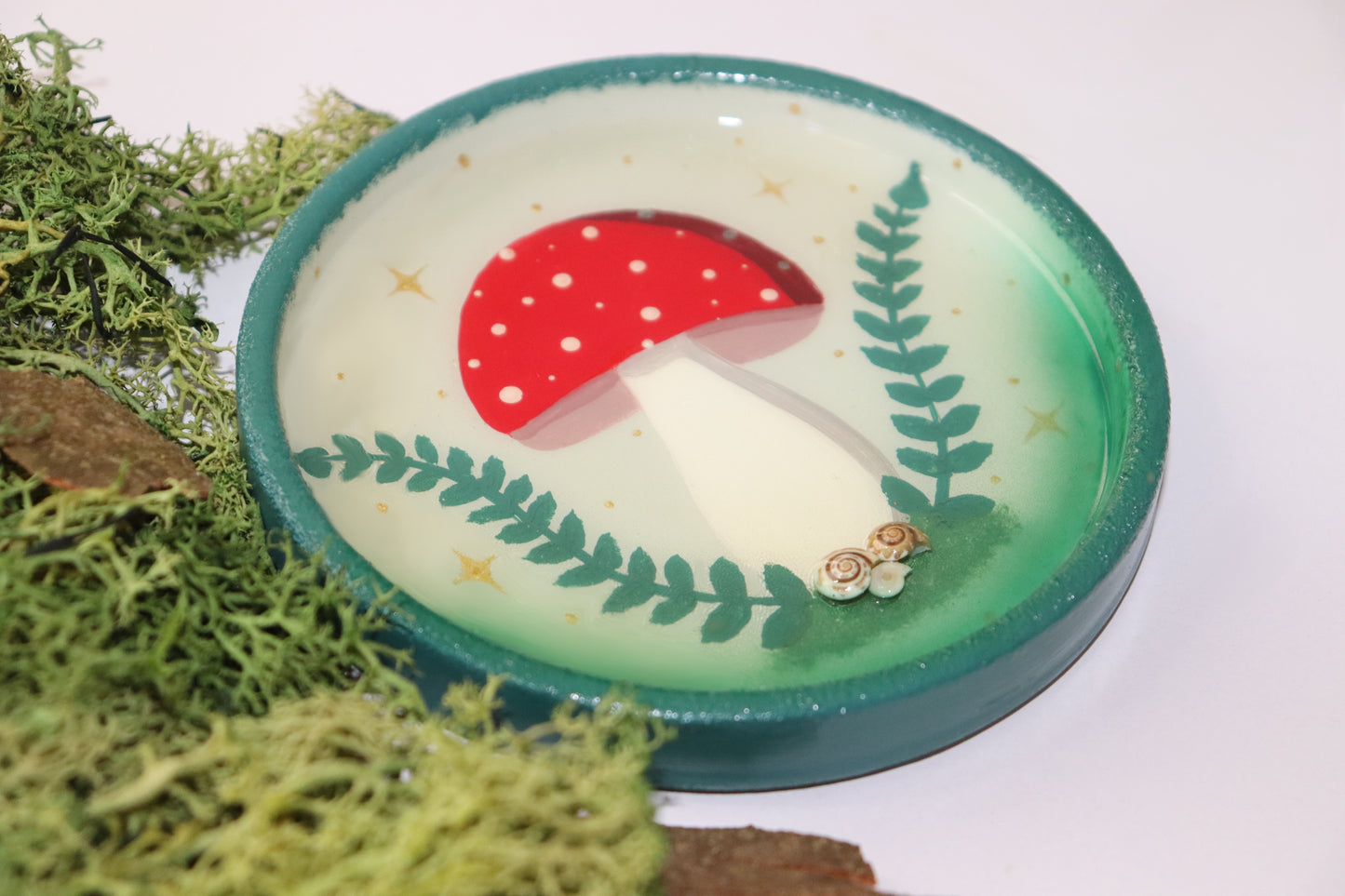 Schale mit handbemaltem Pilz - verzauberter Pilz