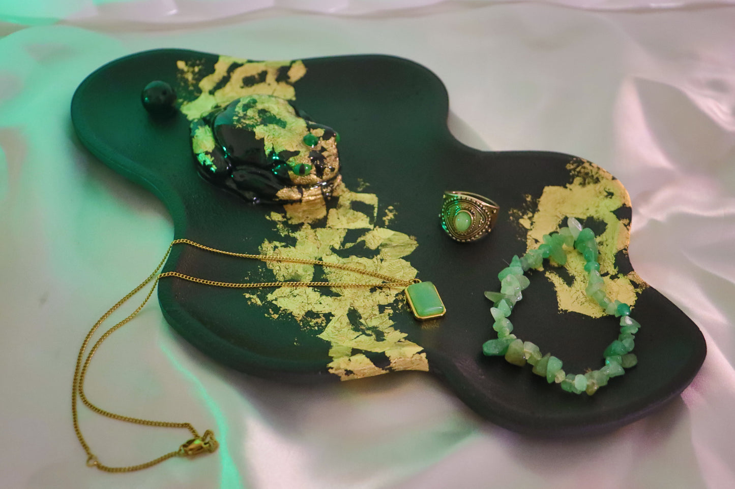 Räucherstäbchenhalter / Schale / Frosch - Rana