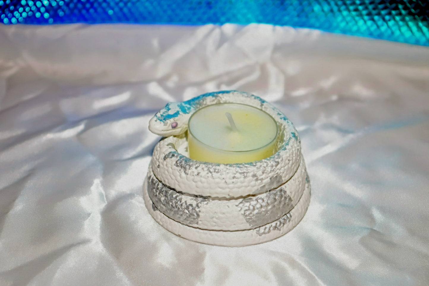 Schlangen Kerzenhalter / Schale - "Nivora"- AlbaLux Kollektion