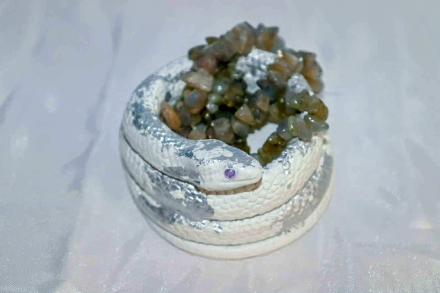 Schlangen Kerzenhalter / Schale - "Nivora"- AlbaLux Kollektion