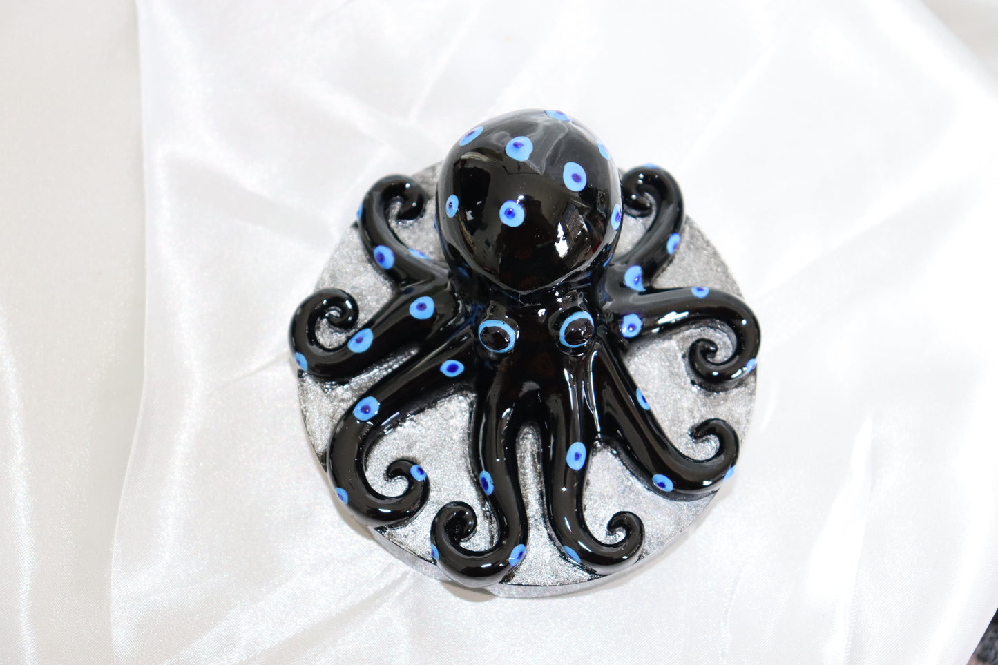 Räucherstäbchenhalter Oktopus / Tintenfisch, Figur - "Azuro"