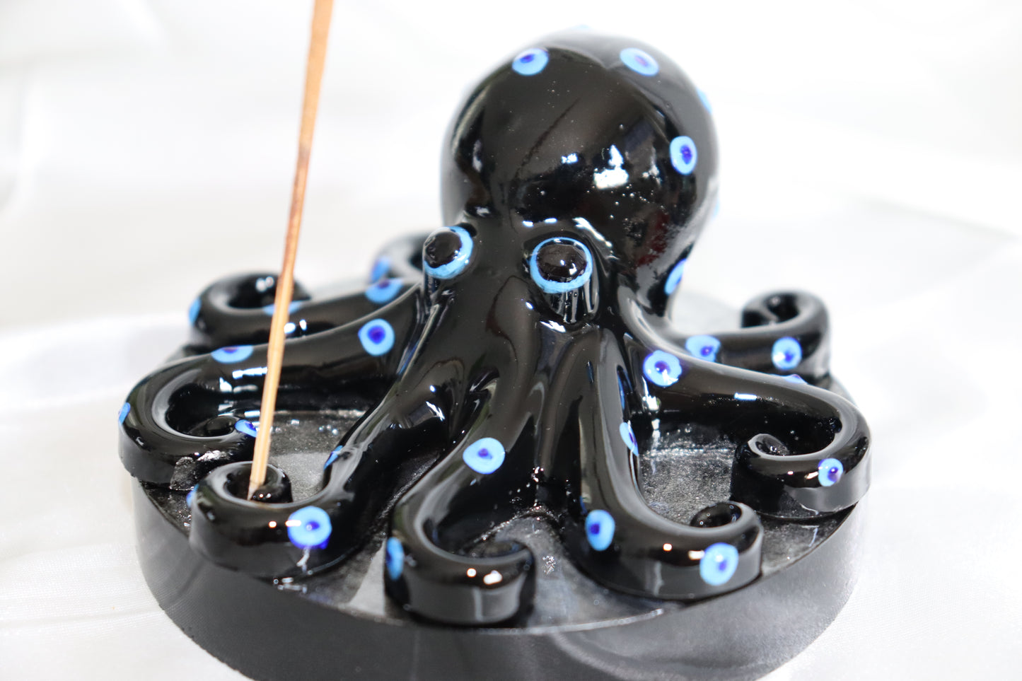 Räucherstäbchenhalter Oktopus / Tintenfisch, Figur - "Azuro"