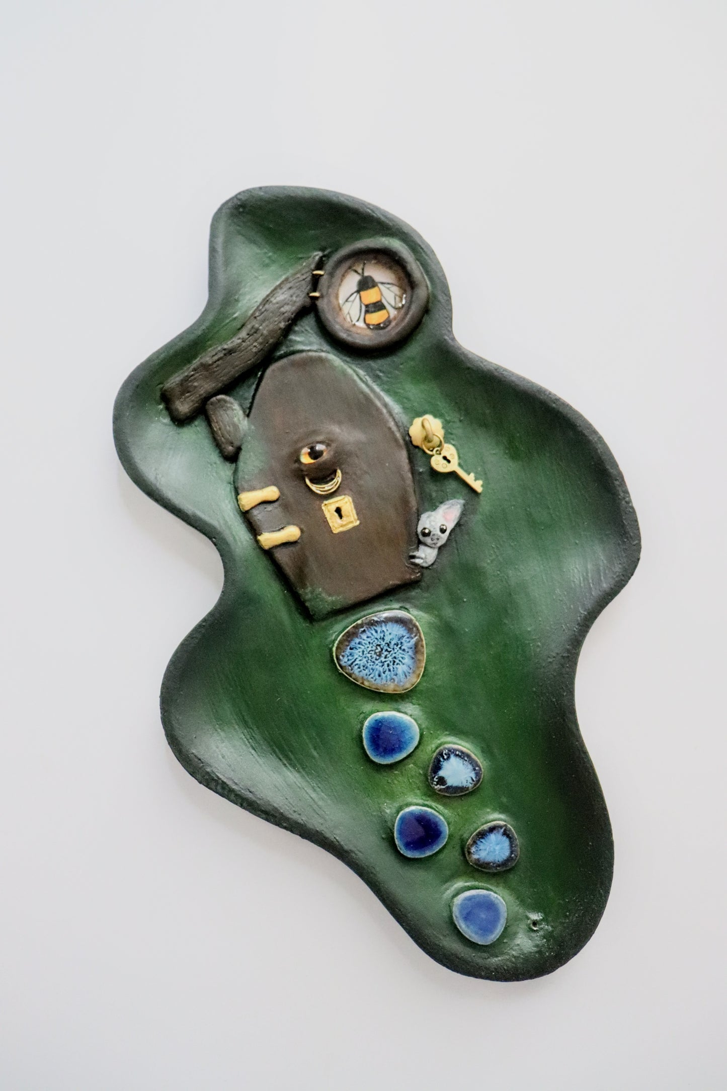 Räucherstäbchenhalter / Schale - "Dufthügel"