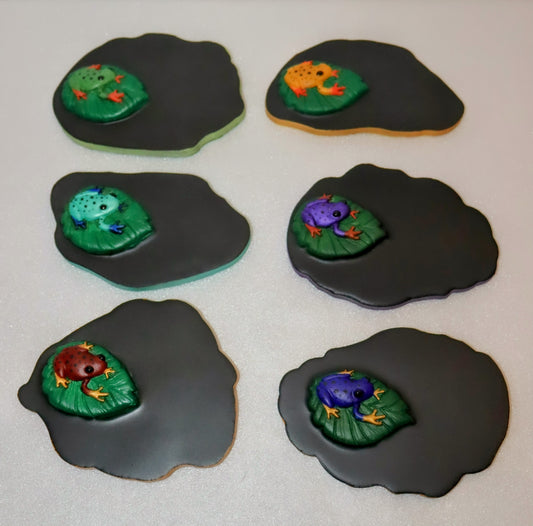 Schale / Untersetzer / Schmuckablage - Frösche