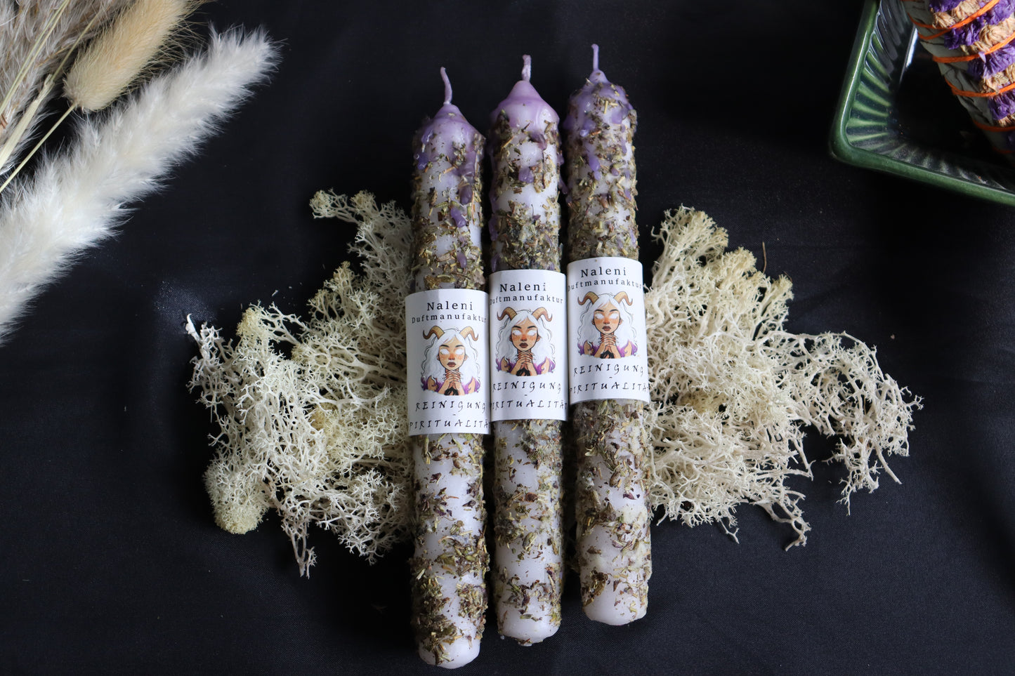 Ritual Kräuter Kerze - Reinigung & Spiritualität