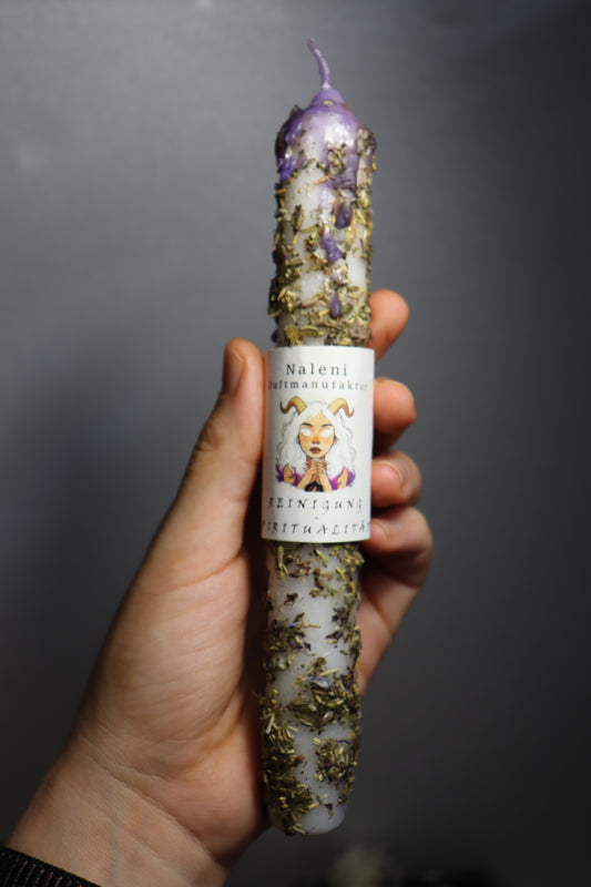 Ritual Kräuter Kerze - Reinigung & Spiritualität