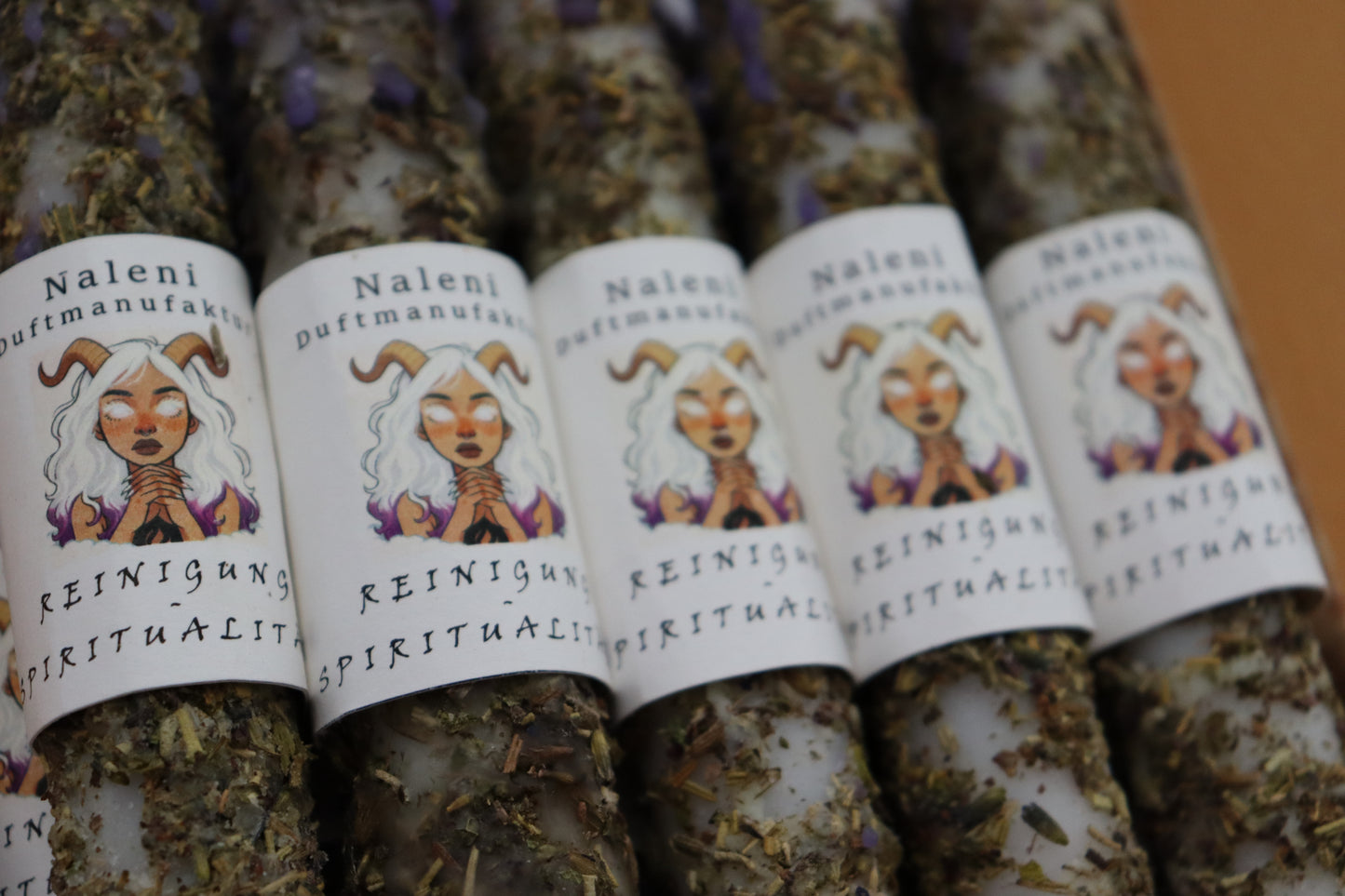 Ritual Kräuter Kerze - Reinigung & Spiritualität