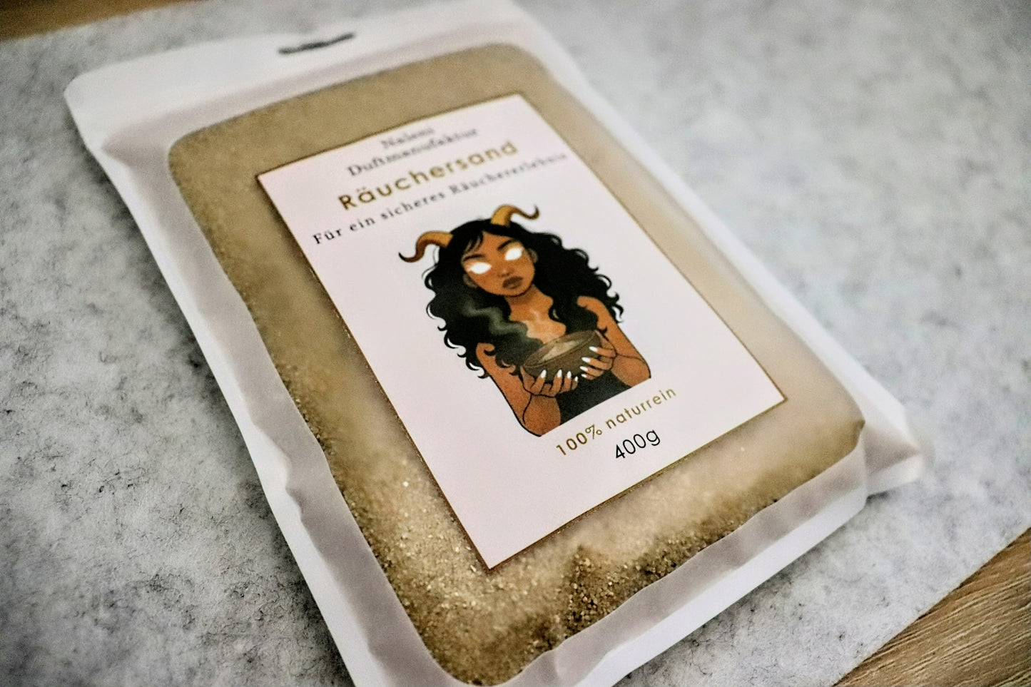 Räuchersand - Quarzsand Natur - 400g