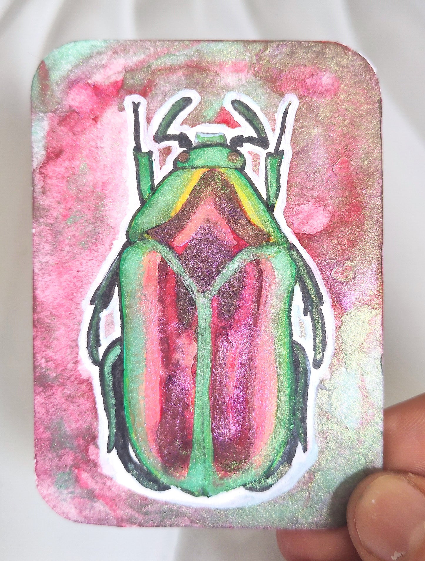 Original ACEO - No. 7 Bug