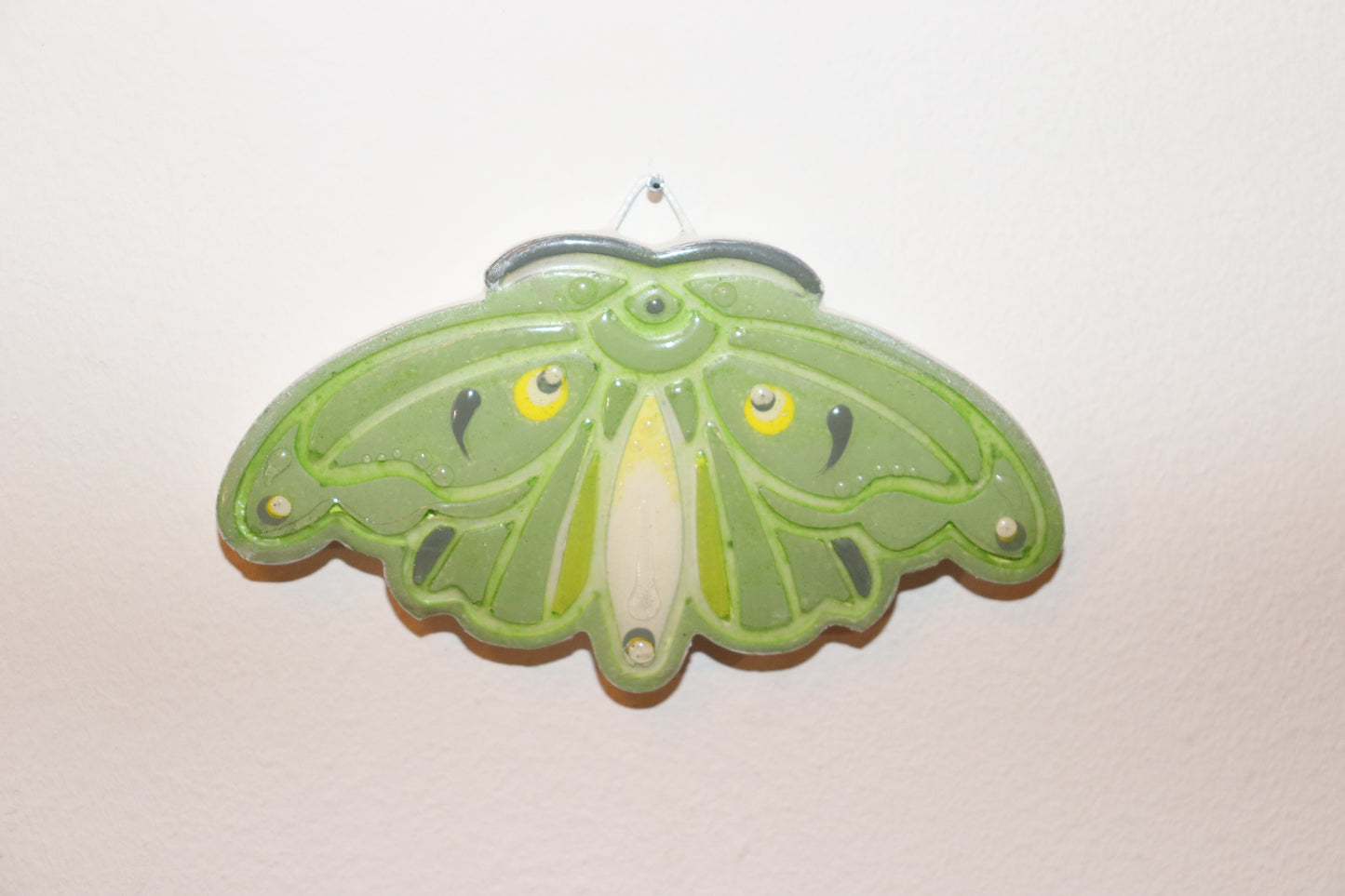 Wanddekoration, Grüne Motte - Max