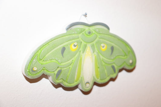 Wanddekoration, Grüne Motte - Max