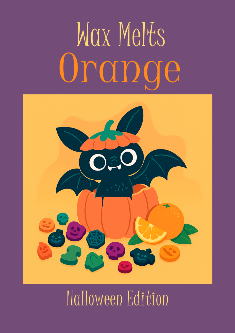 Vanille / Orange Wax Melts - Halloween Edition
