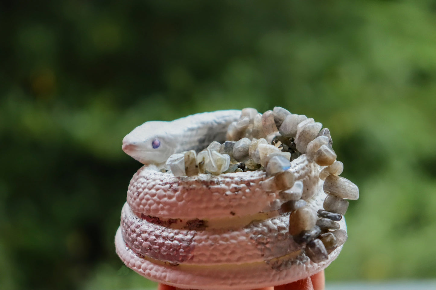 Schlangen Kerzenhalter / Schale - "Nivora"- AlbaLux Kollektion